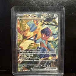 Pokemon TCG Journey Together Full Art Hop's Zacian EX 186/159 NM Condition - Image 1