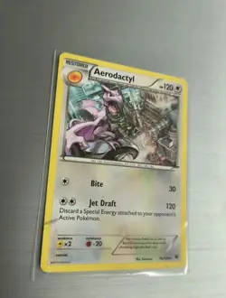 Aerodactyl Regular 76/124 Fates Collide 2016 Pokemon TCG Lightly Played Cond - Image 2