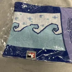 Pokemon World Championships 2017 Scarf New Sealed Fringe Bottom Purple Blue - Image 4