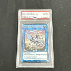 2021 Yugioh 1st Edition Giant Beetrooper Invincible Atlas EN089 PSA 8 - Image 1