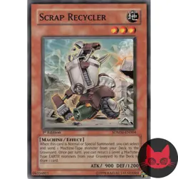 Yugioh Scrap Recycler SDMM-EN004 Common 1st Edition NM - Image 1