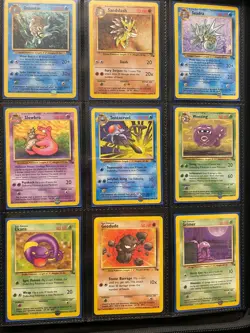 Fossil Set Complete Common and Uncommon 32 Pokemon Cards Bundle 1999 WOTC 31-62 - Image 2