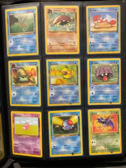 Fossil Set Complete Common and Uncommon 32 Pokemon Cards Bundle 1999 WOTC 31-62 - Image 3