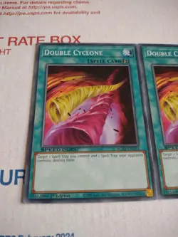 Yu-Gi-Oh Cards 3x Double Cyclone SGX1-END15 Common 1st Edition Speed Duel Items. - Image 2