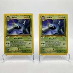 1st Edition Golbat - Fossil - #34/62 - Vintage Pokemon Card 1999 WOTC - Image 1
