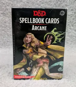 D&D Spellbook Cards Arcane Wizards Warlocks & Sorcerers New Deck Sealed - Image 1