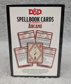 D&D Spellbook Cards Arcane Wizards Warlocks & Sorcerers New Deck Sealed - Image 2