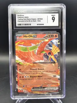 Ho-Oh EX CGC 9 Mint 007/034 2023 Pokemon TCG Trading Card Game Classic Graded - Image 1