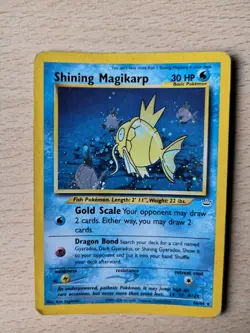 SHINING MAGIKARP 66/64 Neo Revelation Pokemon Card Eng Triple Star Played 🌟🌟🌟 - Image 4