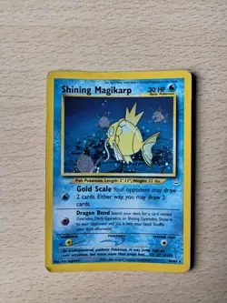 SHINING MAGIKARP 66/64 Neo Revelation Pokemon Card Eng Triple Star Played 🌟🌟🌟 - Image 5