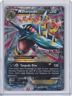 M Sharpedo EX XY200 XY Holo Pokemon Card 2017 Promo NM - Image 1