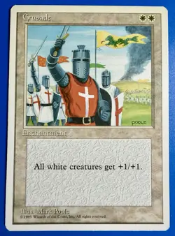 1 BANNED MTG Magic The Gathering Crusades | Fourth Edition 4ED | NM - Image 1