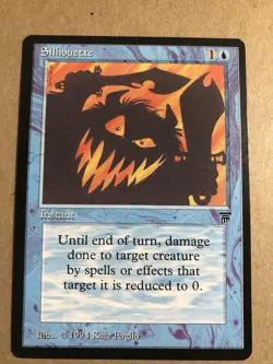 1994 Magic The Gathering MTG - Legends - Silhouette NM+ - Image 1