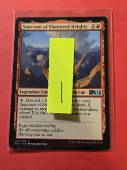 2020 MTG Core Set 2021 #157 Sanctum of Shattered Heights, UC, NF, cd1 - Image 3