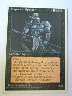 MTG Hypnotic Specter Fourth Edition Light Play!! - Image 1