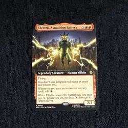 Electro, Assaulting Battery (Extended Art) Marvel's Spider-Man Regular Near Mint - Image 1
