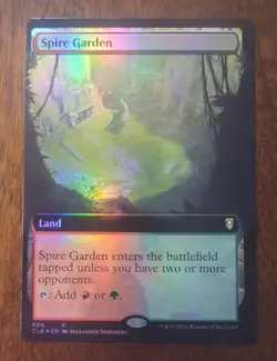 Spire Garden | NM | FOIL | Extended Art | Battle for Baldur's Gate | CLB #606 - Image 1