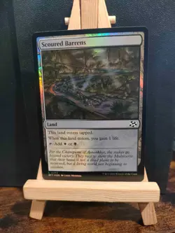 Scoured Barrens FOIL - Aetherdrift -Common - NM (see pics) MTG - Image 1