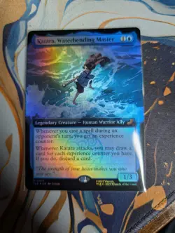 Katara, Waterbending Master (Extended Art, Foil) - Magic the Gathering Avatar - Image 1