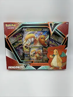Pokemon TCG: Dragonite V Box. Brand New Sealed! *evolving skies + fusion strike* 820650809033 - Image 1