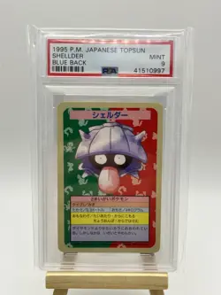 1995 Pokemon JP Topsun Shellder (Blue Back) Shellder #90 PSA 9 Mint *NO NUMBER* - Image 1