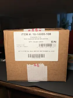 Pokemon TCG ME01 Mega Evolution 144 PACK SLEEVED CASE Sealed IN HAND - Image 1