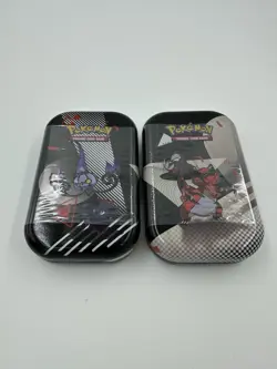 2 X Pokemon TCG Black Bolt & White Flare Unova Mini Tin - Image 1