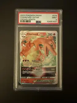 2023 Pokemon SWSH Charizard VSTAR 019/159 Crown Zenith - PSA 9 - Image 1