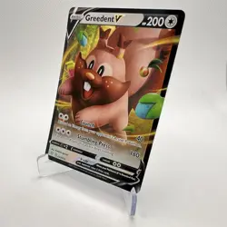 Pokemon Greedent V 053/072 Ultra Rare Holo Shining Fates Near Mint - Image 5