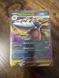 Mega Sharpedo Ex 61/094 Phantasmal Flames Pokemon TCG NM - Image 1