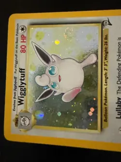 2000 Pokemon Base Set 2 Wigglytuff #19/130 Holo Rare MP Vintage - Image 2