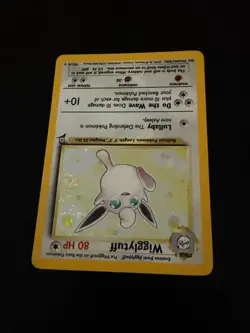 2000 Pokemon Base Set 2 Wigglytuff #19/130 Holo Rare MP Vintage - Image 3