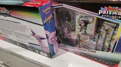 LOT OF 2 POKEMON TCG Prismatic Evolutions Premium Figure Collection Sealed - Image 1