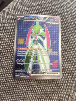 Pokemon TCG Iron Valiant EX Paradox Rift 225/182 Holo Ultra Rare Near Mint - Image 1