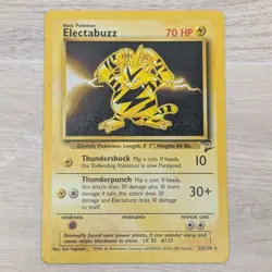 Pokemon TCG Electabuzz 24/130 Base Set 2 1999-2000 Rare WOTC LP - Image 1