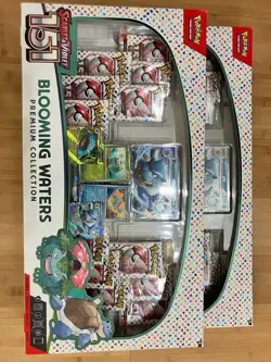 Pokemon TCG Scarlet and Violet 151 Blooming Waters Premium Collection Sealed - Image 1