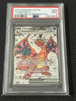 PSA 9 Mint Charizard ex SVP 056 Pokemon Scarlet Violet Promo Full Art - Image 2