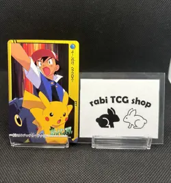 Ash & Pikachu Carddass Anime Series 2 Japanese 2000 Pokemon #30 POP 13 - Image 1