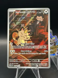 Team Rockets Meowth 203/182 SV10: Destined Rivals Pokemon TCG - Image 1