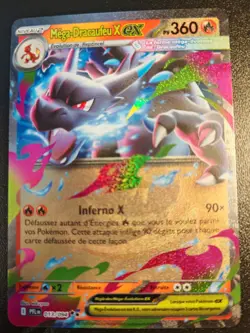 Carte Pokemon Mega-Dracaufeu X EX 013/094 PFL Flammes Fantasmagoriques FR NEUF - Image 1
