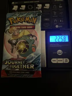 Heavy! Over 22.58 Gram Pokemon Journey Together Booster Pack Sealed - Image 1