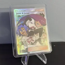 Jessie & James Team Rocket Pokemon TCG 68/68 single holo trainer - Hidden Fates - Image 3