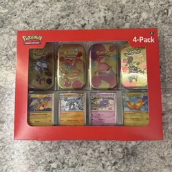 Pokemon TCG Scarlet & Violet 151 Mini Tin 4-Pack Sam’s Club New Factory Sealed - Image 1