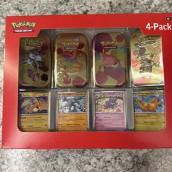 Pokemon TCG Scarlet & Violet 151 Mini Tin 4-Pack Sam’s Club New Factory Sealed - Image 3