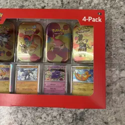 Pokemon TCG Scarlet & Violet 151 Mini Tin 4-Pack Sam’s Club New Factory Sealed - Image 4