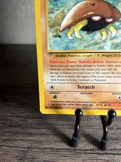 Kabuto 50/62 Fossil Regular-Vintage-Pokemon TCG-Regular-Fast Shipping-LP!! - Image 4