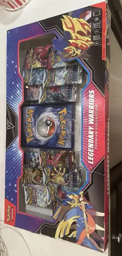 Pokemon TCG Legendary Warriors Premium Collection Box, Christmas Gifts, Damaged - Image 1