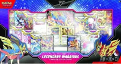 Pokemon TCG Legendary Warriors Premium Collection Box, Christmas Gifts, Damaged - Image 2