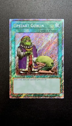 Yugioh! Upstart Goblin (Platinum Secret Rare) RA03-EN096 Quarter Century Bonanza - Image 1