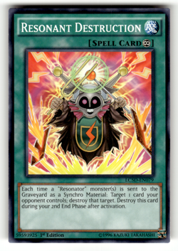 Resonant Destruction LC5D-EN079 1st Edition Common Legendary Collection 5D's LP - Image 1